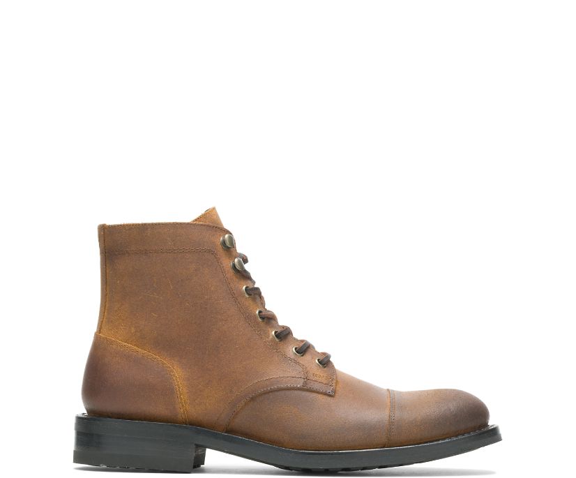 Bottes de Travail Wolverine BLVD Cap-Toe Homme - Marron (OPF724098)